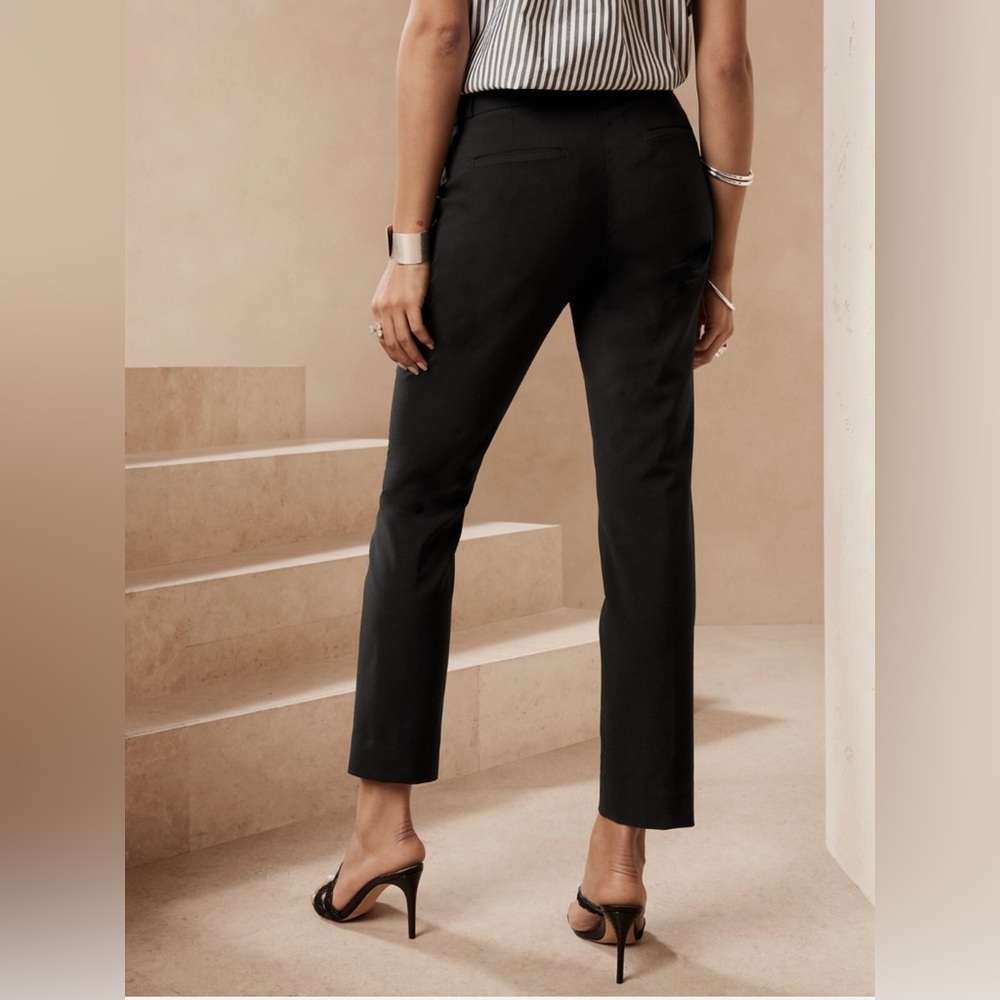 Banana Republic Women's Ryan Black Pants, Size 6 - Picture 2 of 9